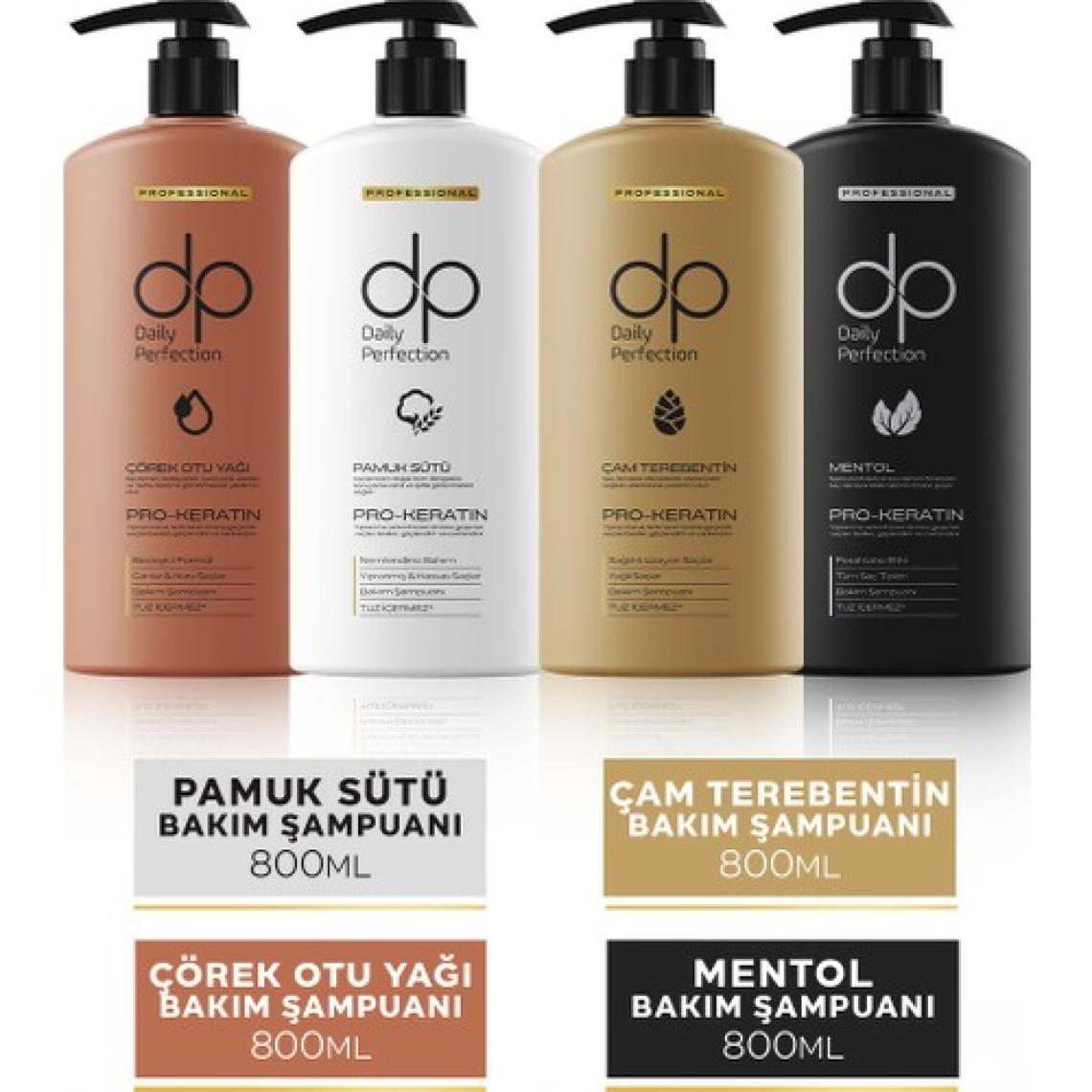 Dp Daily Perfection  4'lü Set Şampuan 800 ml