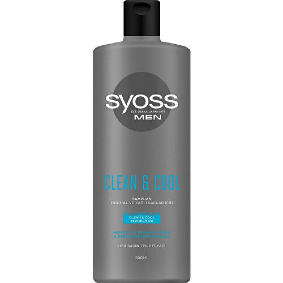 Syoss Men Clean&Cool Saç Bakım Şampuanı 500 ML Şampuan