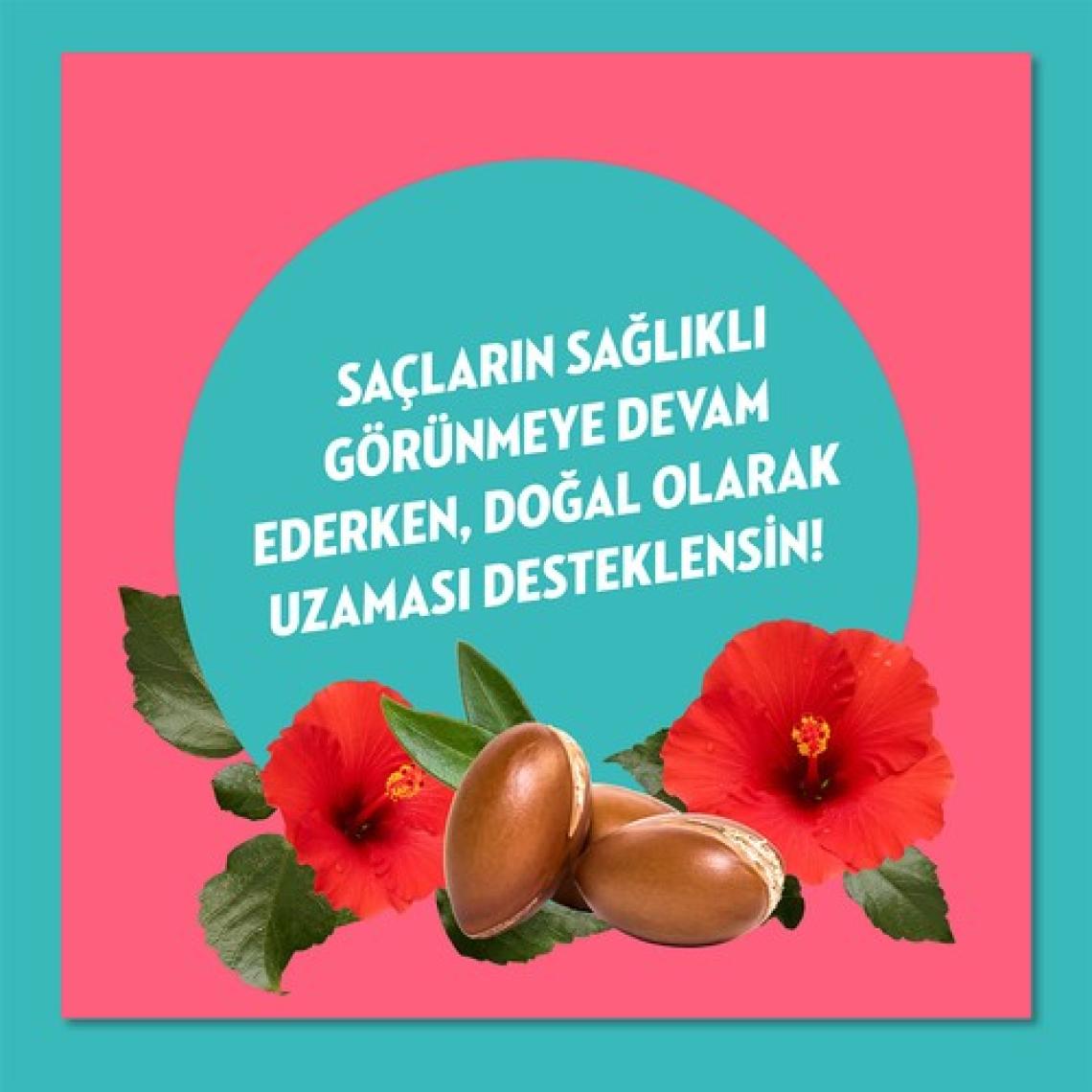 Elidor Doğanın Enerjisi Argan Yağı & Hibiskus Özü Dökülme Karşıtı Şampuan 500 ml