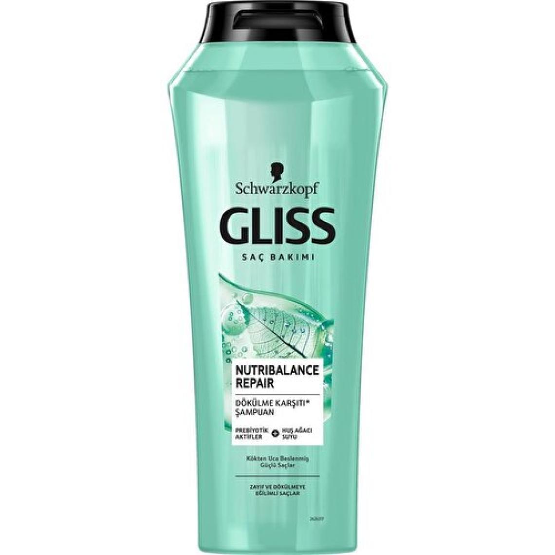 Gliss Nutribalance Repair Dökülme Karşıtı Şampuan - Prebiyotik Aktifler ve Huş Ağacı Suyu ile 500 ml