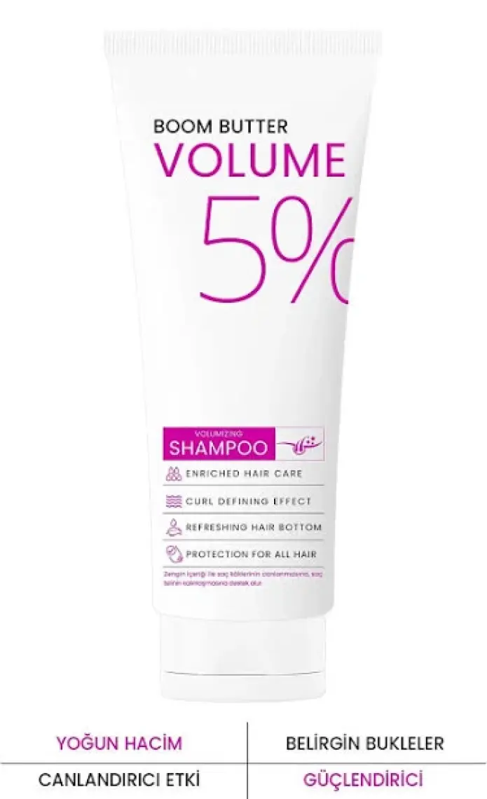 Zayıf İnce Telli Saçlar için Volume Şampuan 250 ML