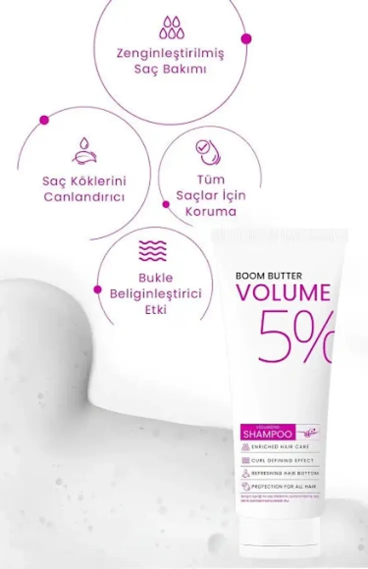 Zayıf İnce Telli Saçlar için Volume Şampuan 250 ML
