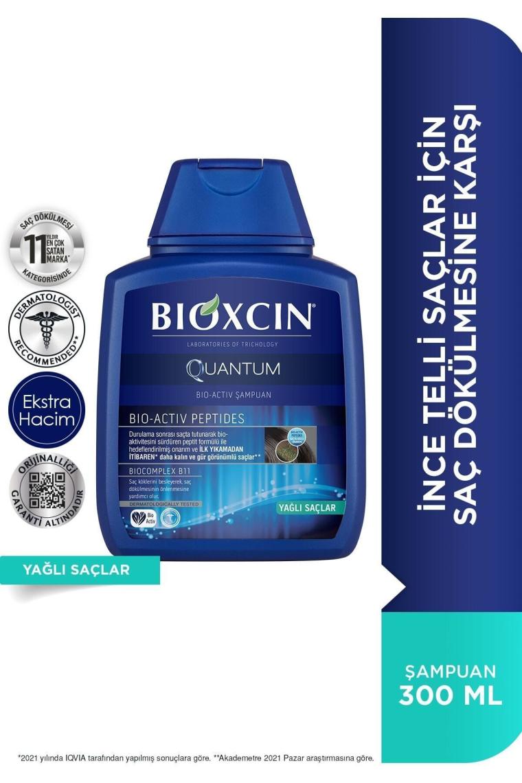 Bioxcin Quantum Yağlı Saçlar için Hacim Veren Şampuan 300 ml