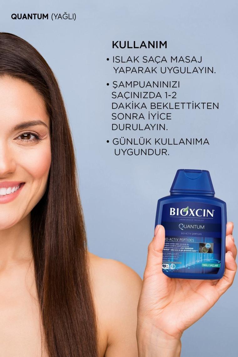 Bioxcin Quantum Yağlı Saçlar için Hacim Veren Şampuan 300 ml