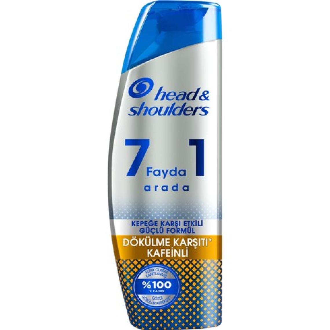 Head & Shoulders Şampuan 7 Fayda 1 Arada Dökülme Karşıtı Kafeinli ve Kepeğe Karşı Etkili Güçlü Formül 300 ml