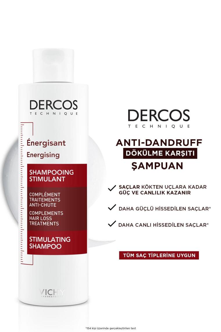 Vichy Dercos Energising Saç Dökülmesine Karşı Şampuan 200 ml