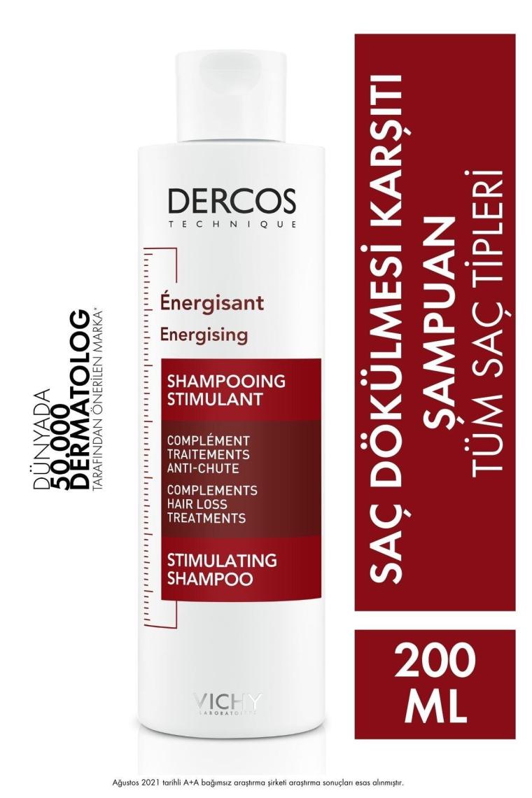 Vichy Dercos Energising Saç Dökülmesine Karşı Şampuan 200 ml