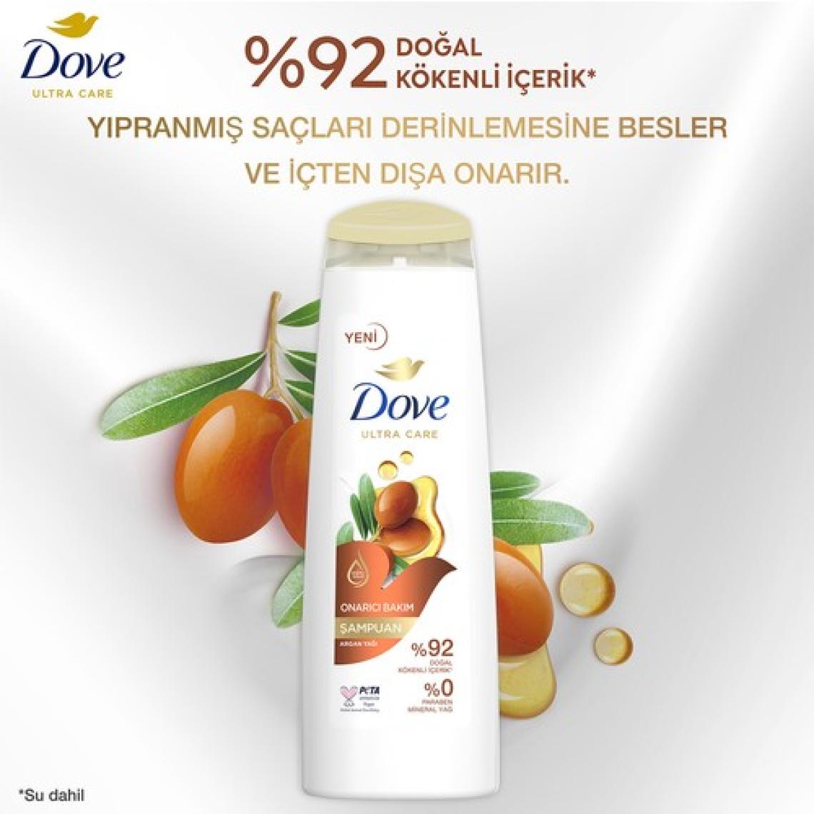 Dove Onarıcı Bakım Argan Yağı Şampuan 400 ml