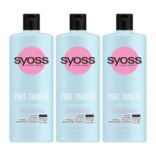 Syoss Pure Smooth Micellar Şampuan 500 ml x 3 Adet