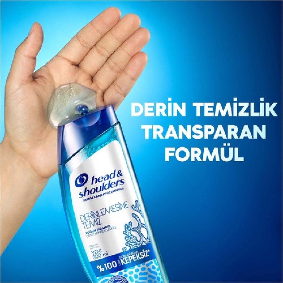Head & Shoulders Derinlemesine Temiz Yoğun Ferahlık Şampuanı 300 ml