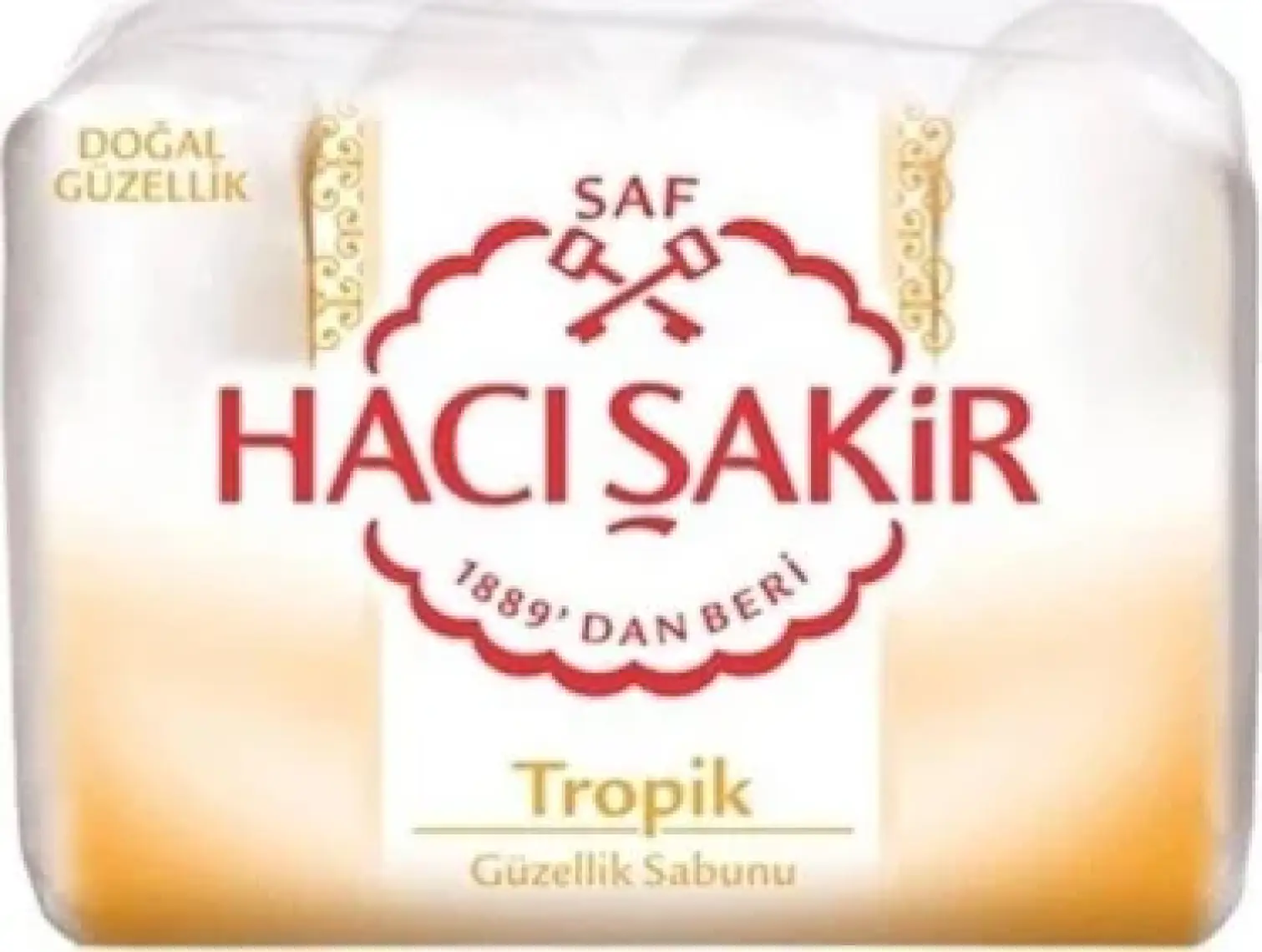 hacışakir şampuan 4x70gr Tropik