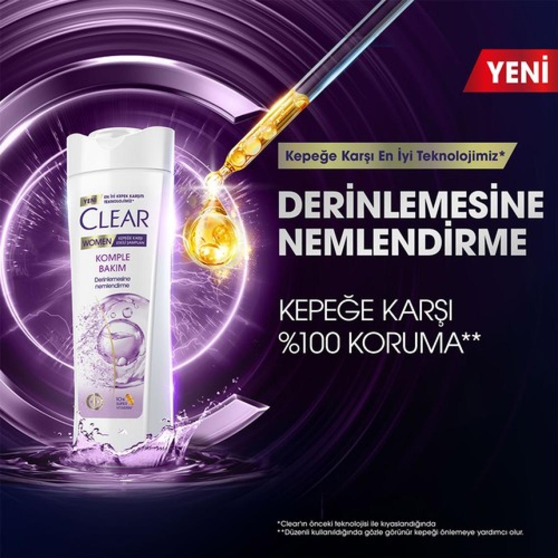 Clear Women Komple Bakım Kepeğe Karşı Şampuan 350 ml