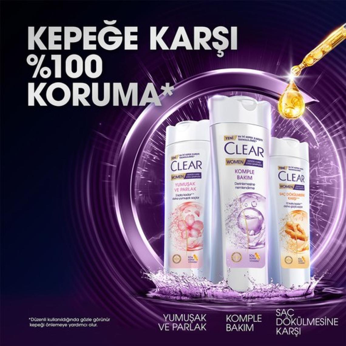 Clear Women Komple Bakım Kepeğe Karşı Şampuan 350 ml