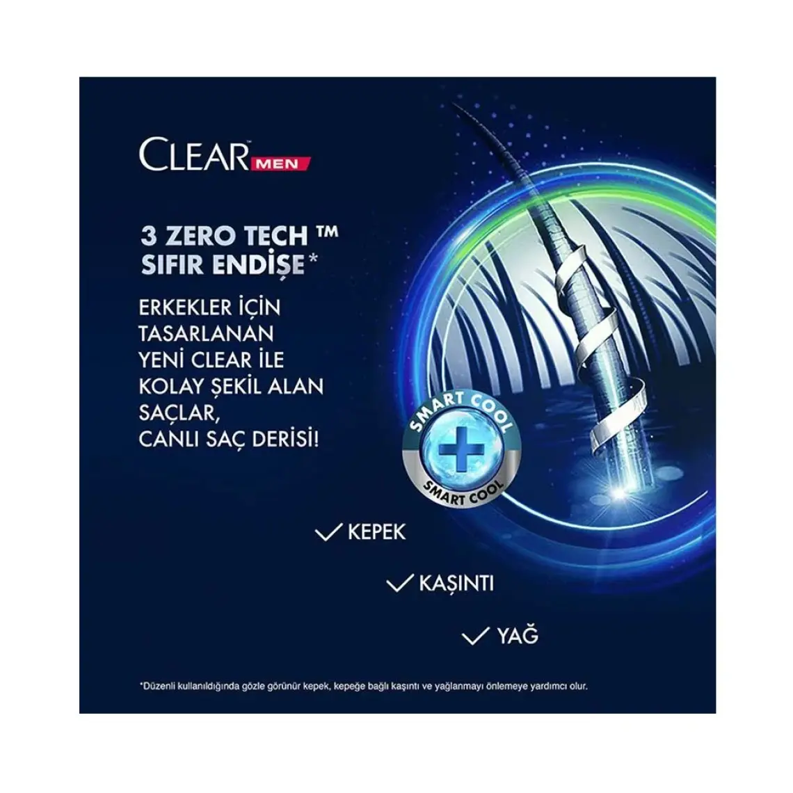 Clear Men Kepeğe Karşı Etkili Şampuan Hızlı Stil 2si 1 Arada 350 ml