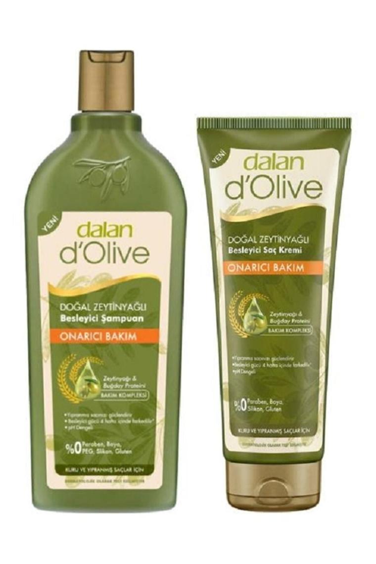D'olive Onarıcı Bakım Şampuanı 400 ml Saç Kremi 200 ml