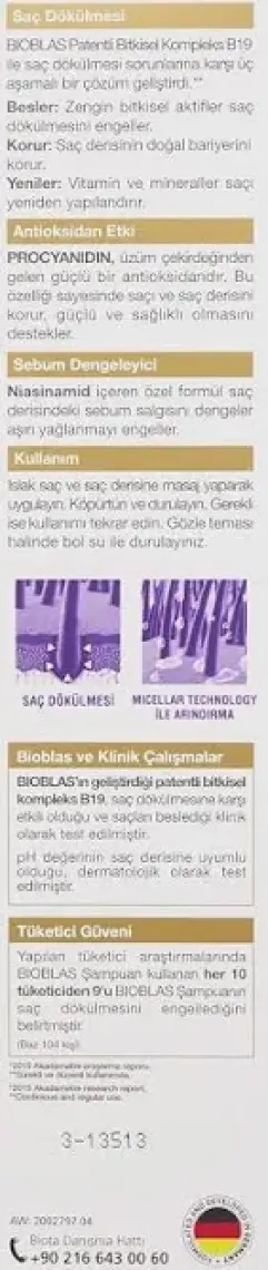 Procyanidin Yağlı Saçlar İçin Arındırıcı Şampuan 360 Ml - Saç Dökülmesine & Yağlanmaya Karşı