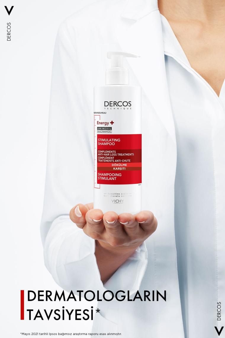 Vichy Dercos Energising Saç Dökülmesine Karşı Şampuan 400 ml