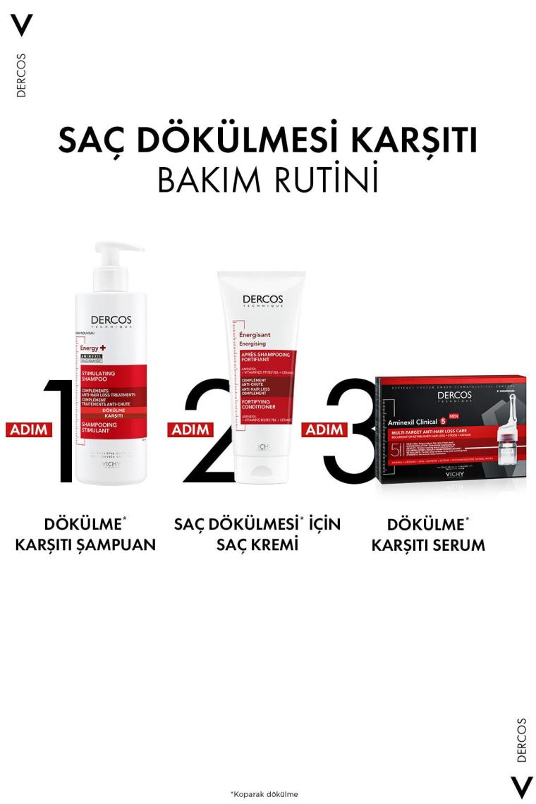 Vichy Dercos Energising Saç Dökülmesine Karşı Şampuan 400 ml