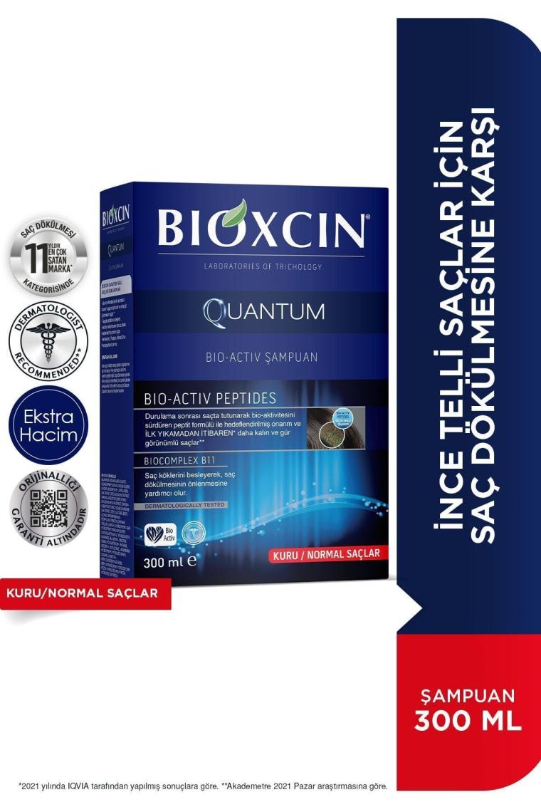 Bioxcin Quantum Kuru ve Normal Saçlar için Hacim Veren Şampuan 300 ml
