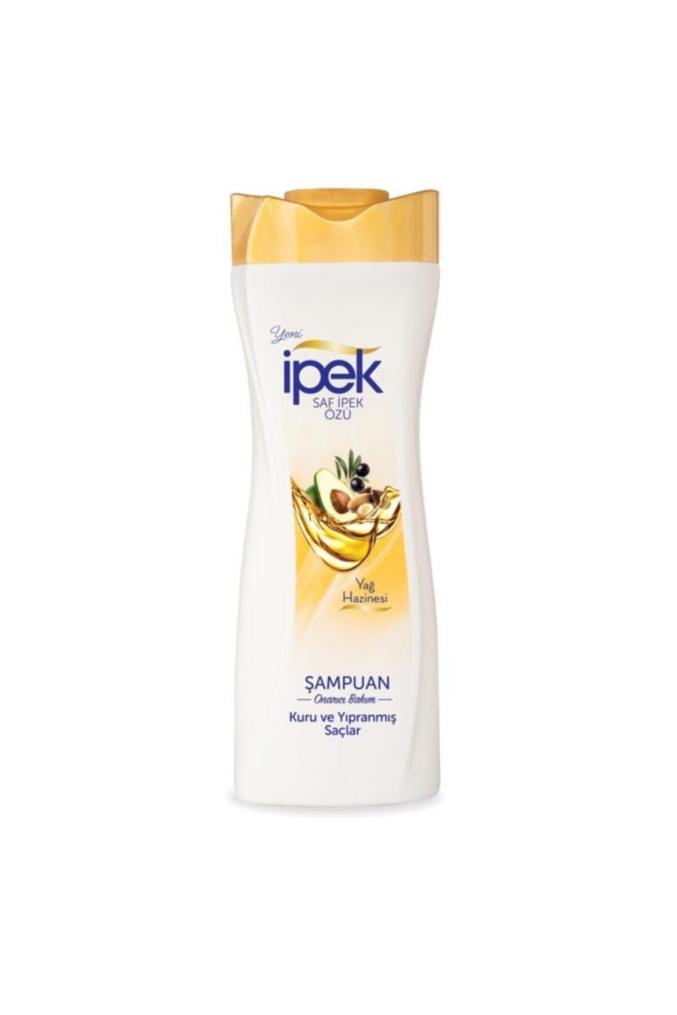 İpek Yağ Hazinesi Kuru ve Yıpranmış Saçlar için Şampuan 570 ml
