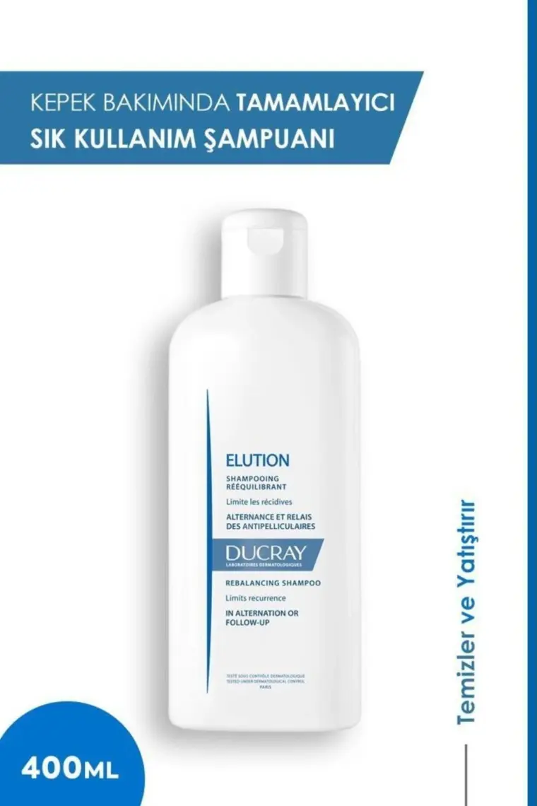 Ducray Elution Shampoo Kepek rası Bakım Şampuanı 400 ml