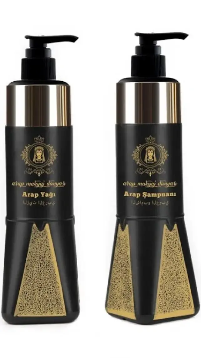 Arap Makyaj Dünyası Arap Yağı(250ml) & Arap Şampuanı(500ml) 2li Set
