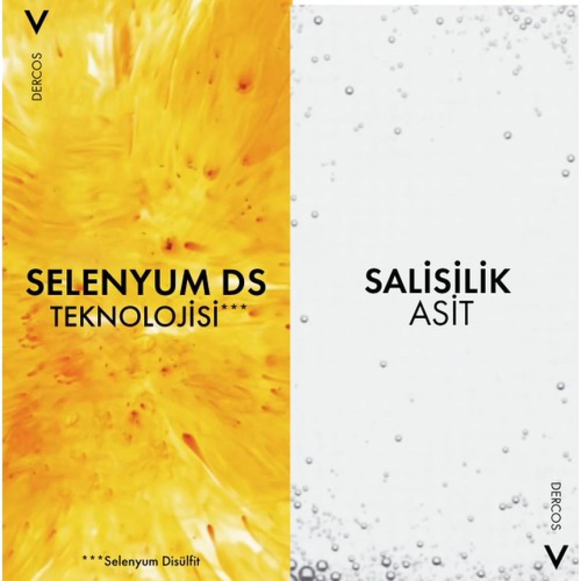 Dercos Anti-Dandruff Normal ve Yağlı Saçlar Için Kepeğe Karşı Etkili Bakım Şampuanı 390 ml X2