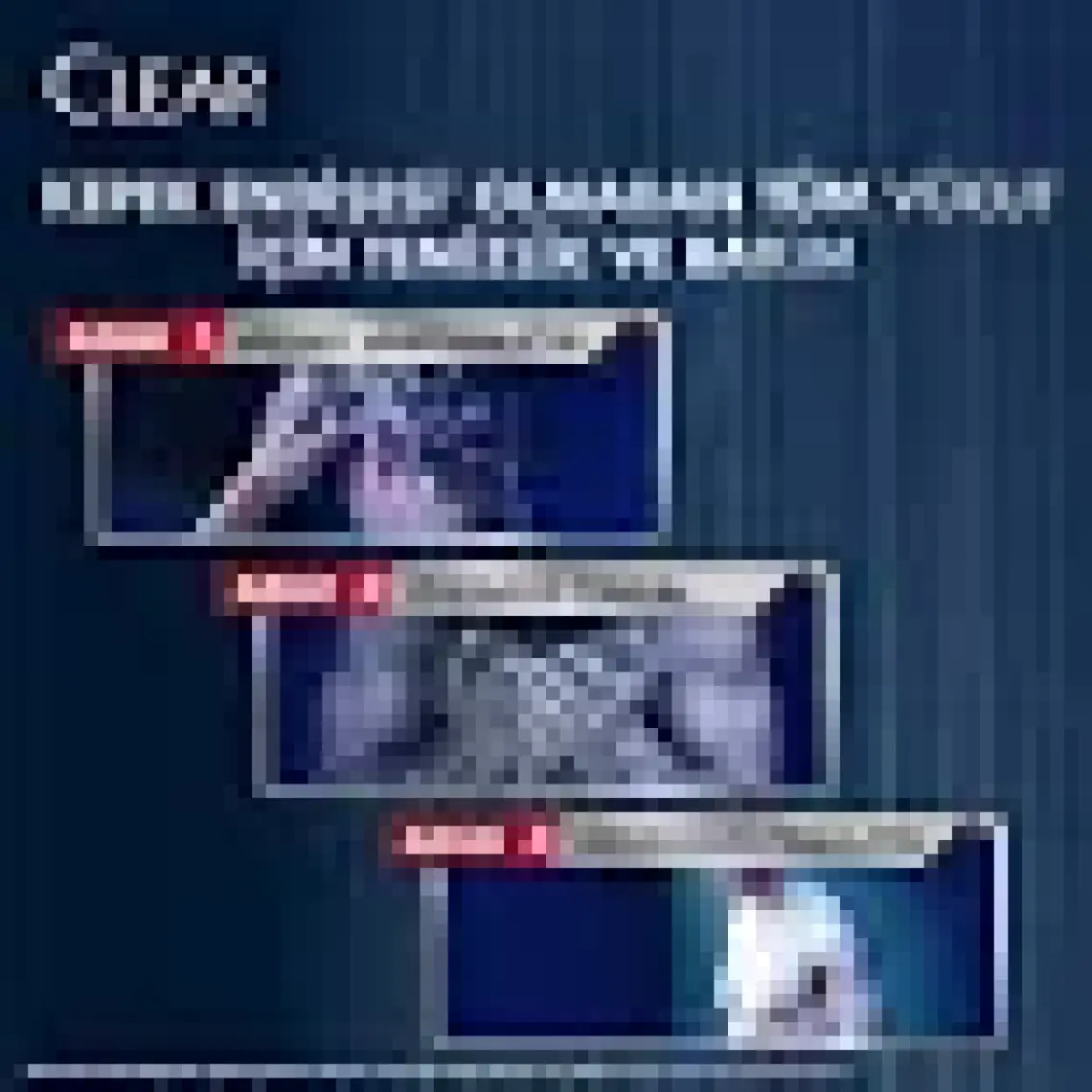 Clear Men 3 in 1 Şampuan & Duş Jeli Arındırıcı Kömür Saç Yüz Vücut İçin 350 ml