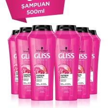 Supreme Length Koruyucu Şampuan - Biotin Kompleksi Ve Şakayık Çiçeği Özü Ile 500 ml X 6 Adet