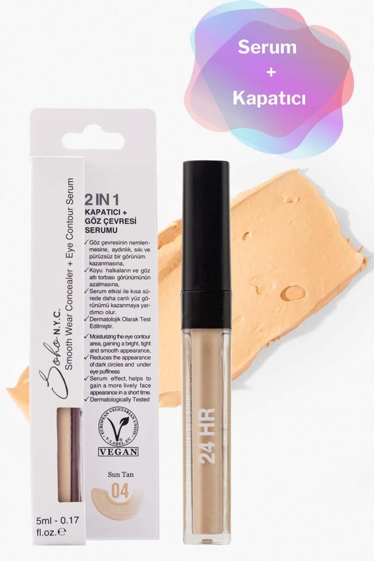 Vegan Göz Altı Morluk Ve Torba Için Serum Kapatıcı 5ml - Sun Tan