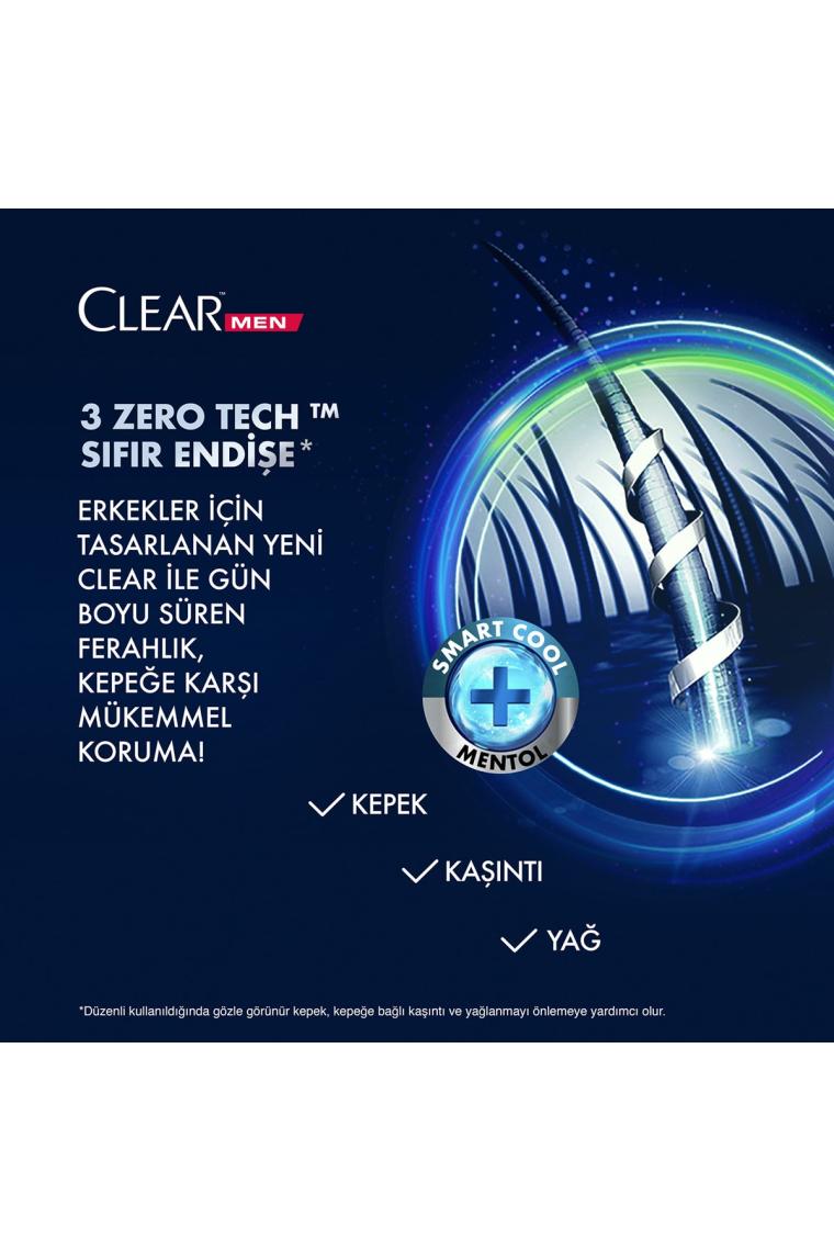 Clear Men Cool Sport Menthol 485 ml Şampuan