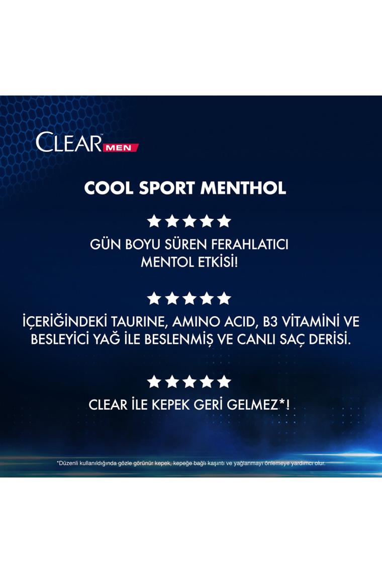 Clear Men Cool Sport Menthol 485 ml Şampuan