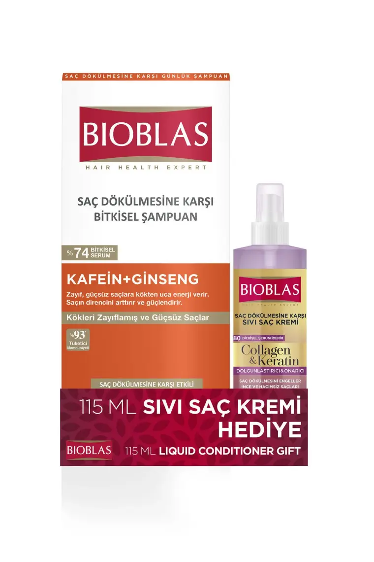 Bioblas  Keratin Şampuan 360 ml + 115 ml Sıvı Saç Kremi