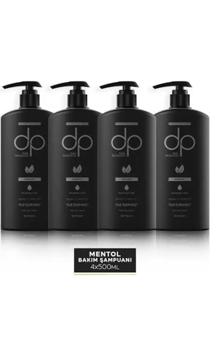 dp Daily Perfection Şampuan Mentol Ferahlatıcı Etki 500 ml X 4 Adet