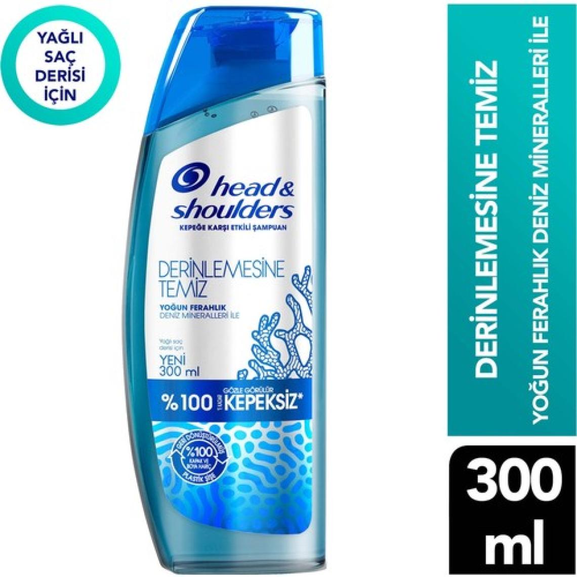 H&S Şampuan Derinlemesine Temiz Yoğun Ferahlik Deniz Mineralleri 300 Ml