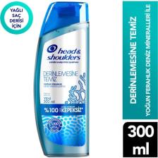 H&S Şampuan Derinlemesine Temiz Yoğun Ferahlik Deniz Mineralleri 300 Ml