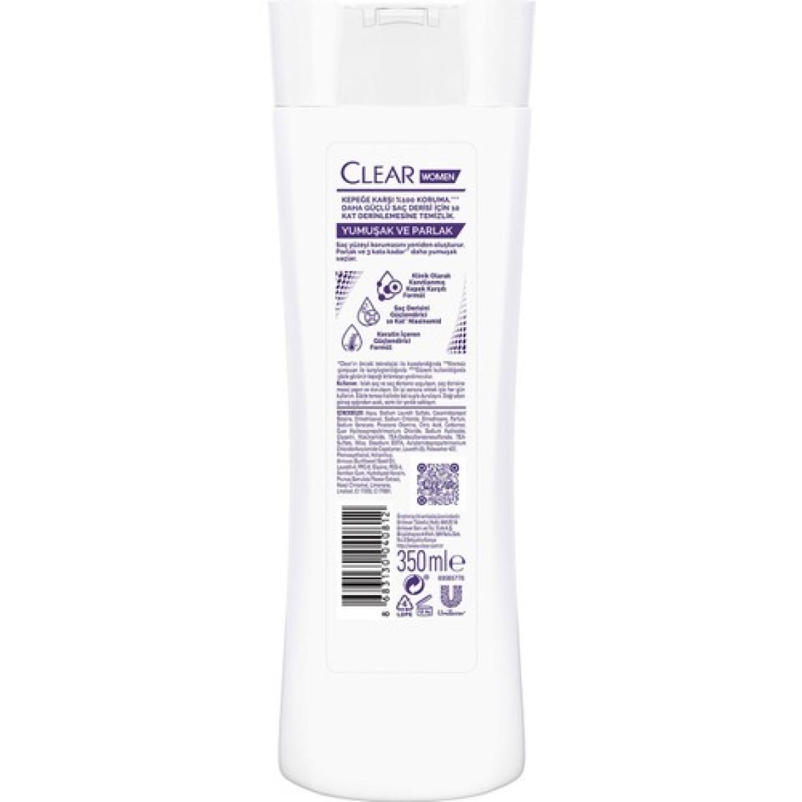 Clear Women Yumuşak ve Parlak Kiraz Çiçeği Kepeğe Karşı Şampuan 350 ml