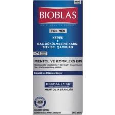 Bioblas Kepek ve Dökülmeye Karşıtı ŞAMPUAN(MENTOL+B19 KOMPLEX)360 ml