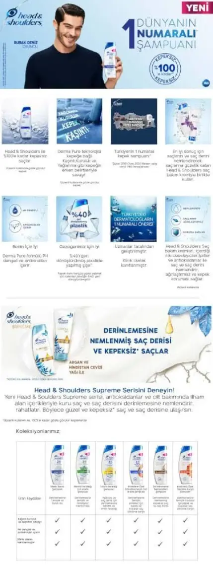 Head & Shoulders Kadınlara Özel Kafein Etkili 330ML Şampuan