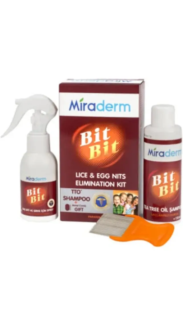 Miraderm Set Bit Bit Saç Spreyi + Şampuanı + Çelik Tarak
