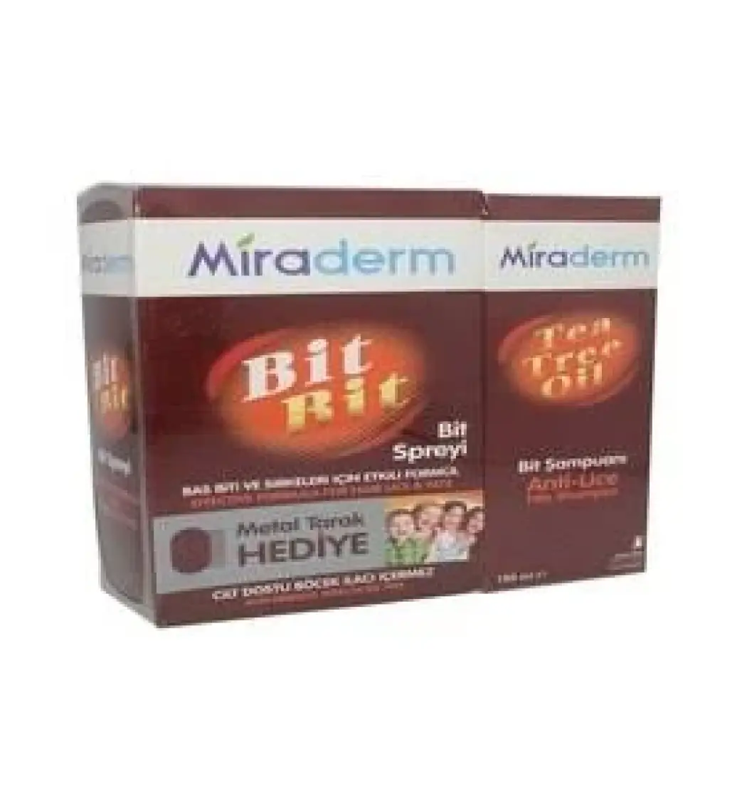 Miraderm Set Bit Bit Saç Spreyi + Şampuanı + Çelik Tarak