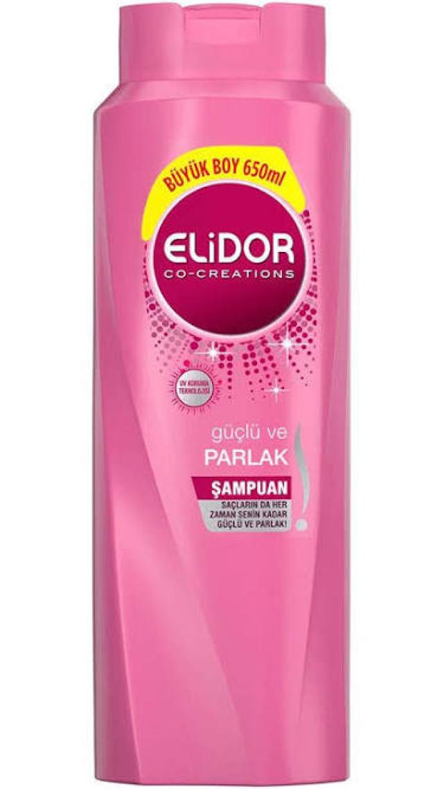 Elidor Superblend Saç Bakım Şampuanı Güçlü ve Parlak E Vitamini Makademya Yağı  650 ml