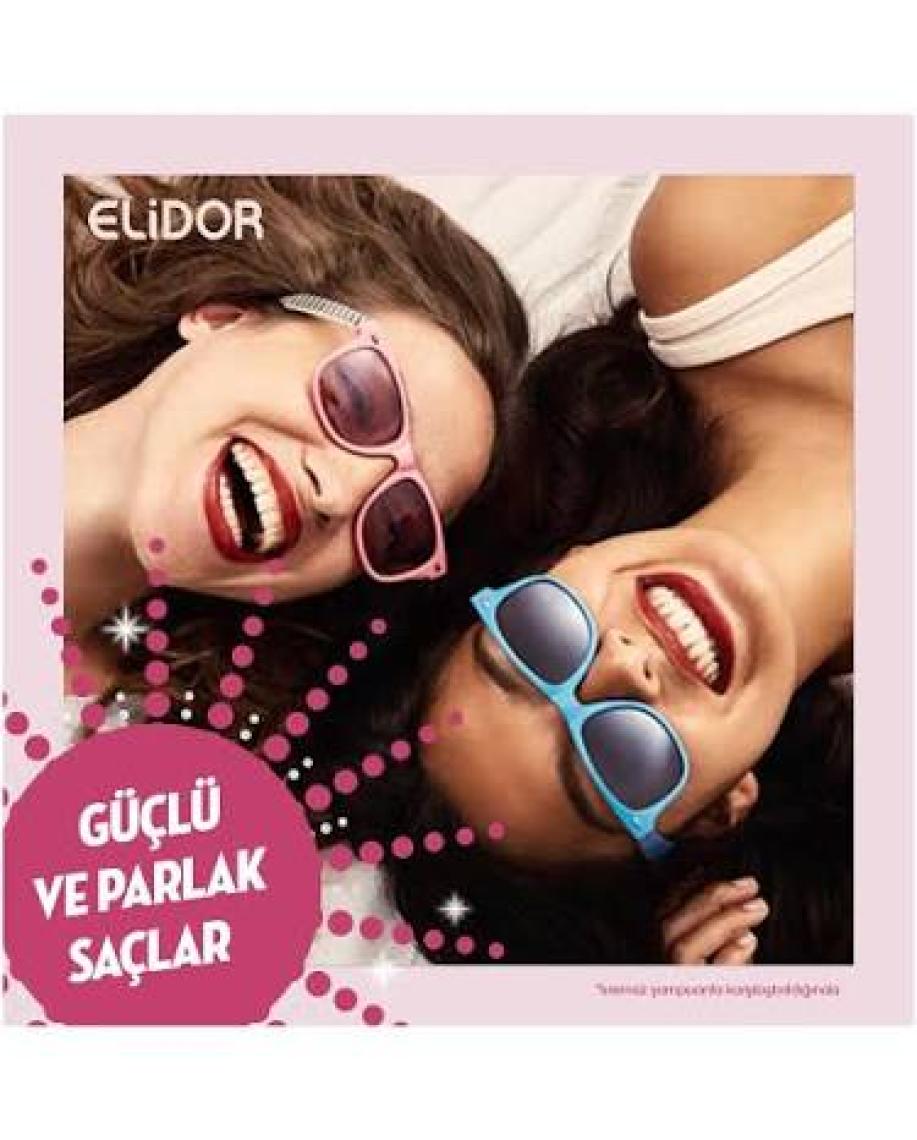 Elidor Superblend Saç Bakım Şampuanı Güçlü ve Parlak E Vitamini Makademya Yağı  650 ml
