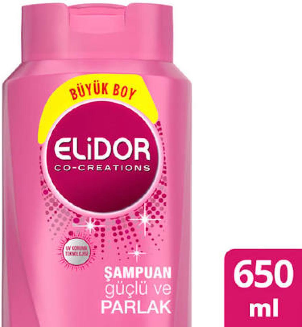 Elidor Superblend Saç Bakım Şampuanı Güçlü ve Parlak E Vitamini Makademya Yağı  650 ml