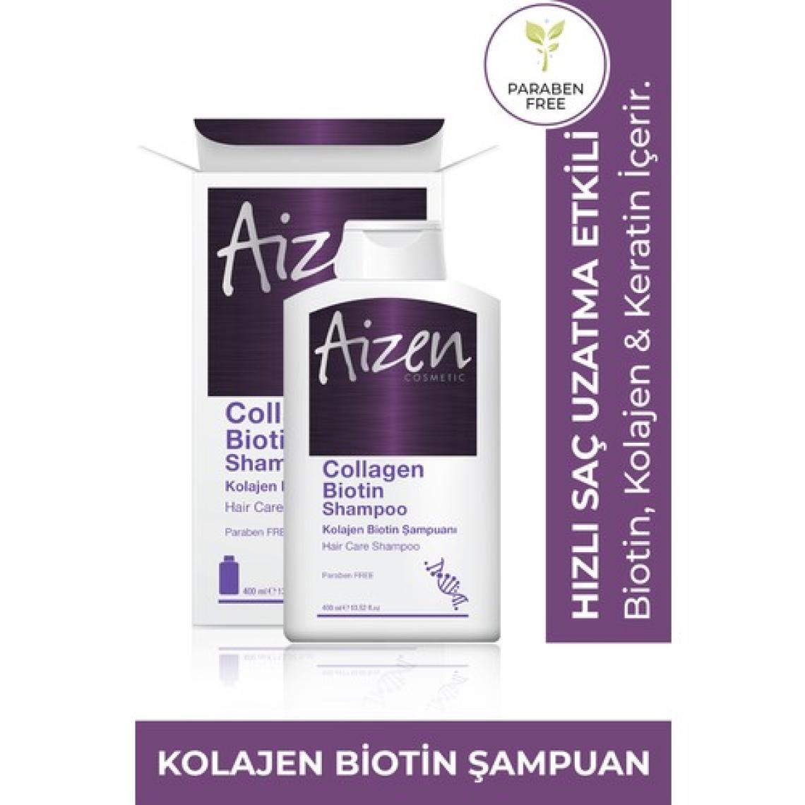 Aizen Collagen Keratin Şampuan - ya - Şampuan - Kepek - Saç Şampuani - Keratin İçerir - Aizen Biotin Collagen Keratin Shampoo