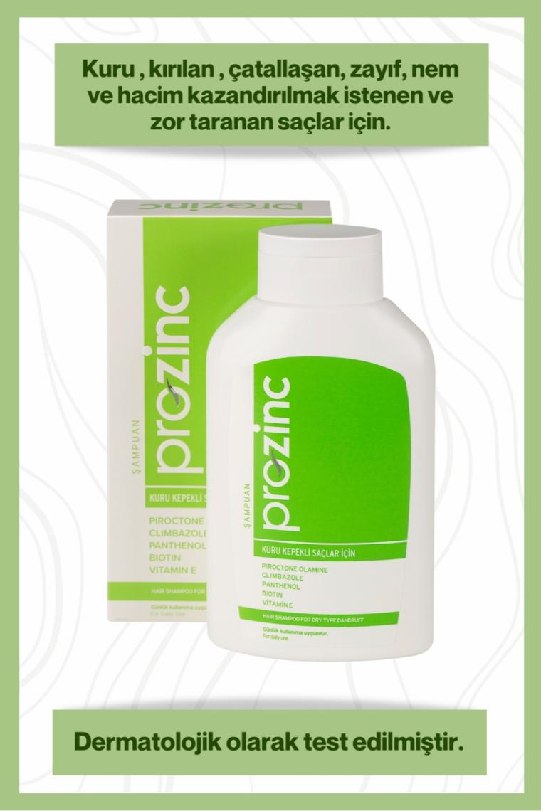 ProZinc Yeşil Kuru Saçlar 300 ml Şampuan