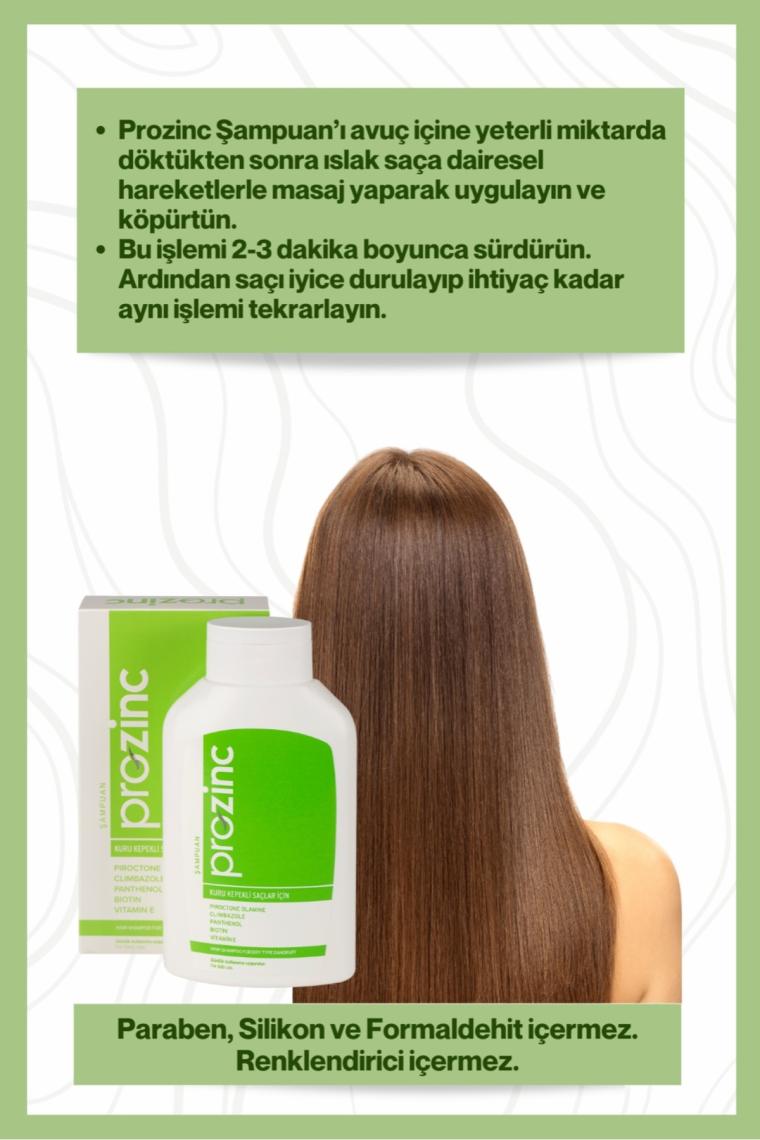 ProZinc Yeşil Kuru Saçlar 300 ml Şampuan