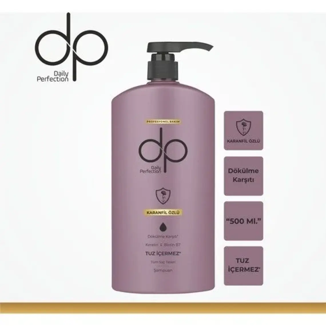 DP Daily Perfection Karanfil Özlü Tuzsuz Şampuan 500 ml
