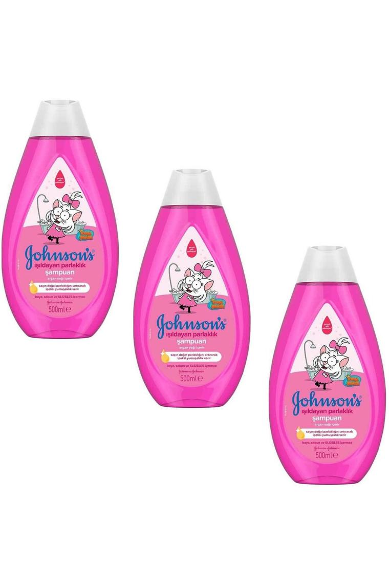 Johnsons Baby Kral Şakir Işıldayan Parlaklık Şampuan 500 ml 3 Adet