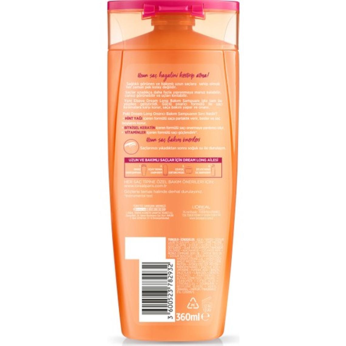 L'Oreal Paris Elseve Dream Long Onarıcı Bakım Şampuanı 360ml